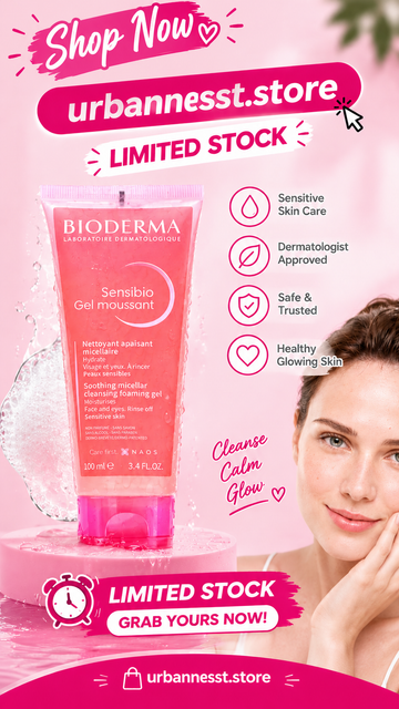 Bioderma Sensibio Gentle Soothing Micellar Cleansing Foaming Gel For Sensitive Skin (500ml)