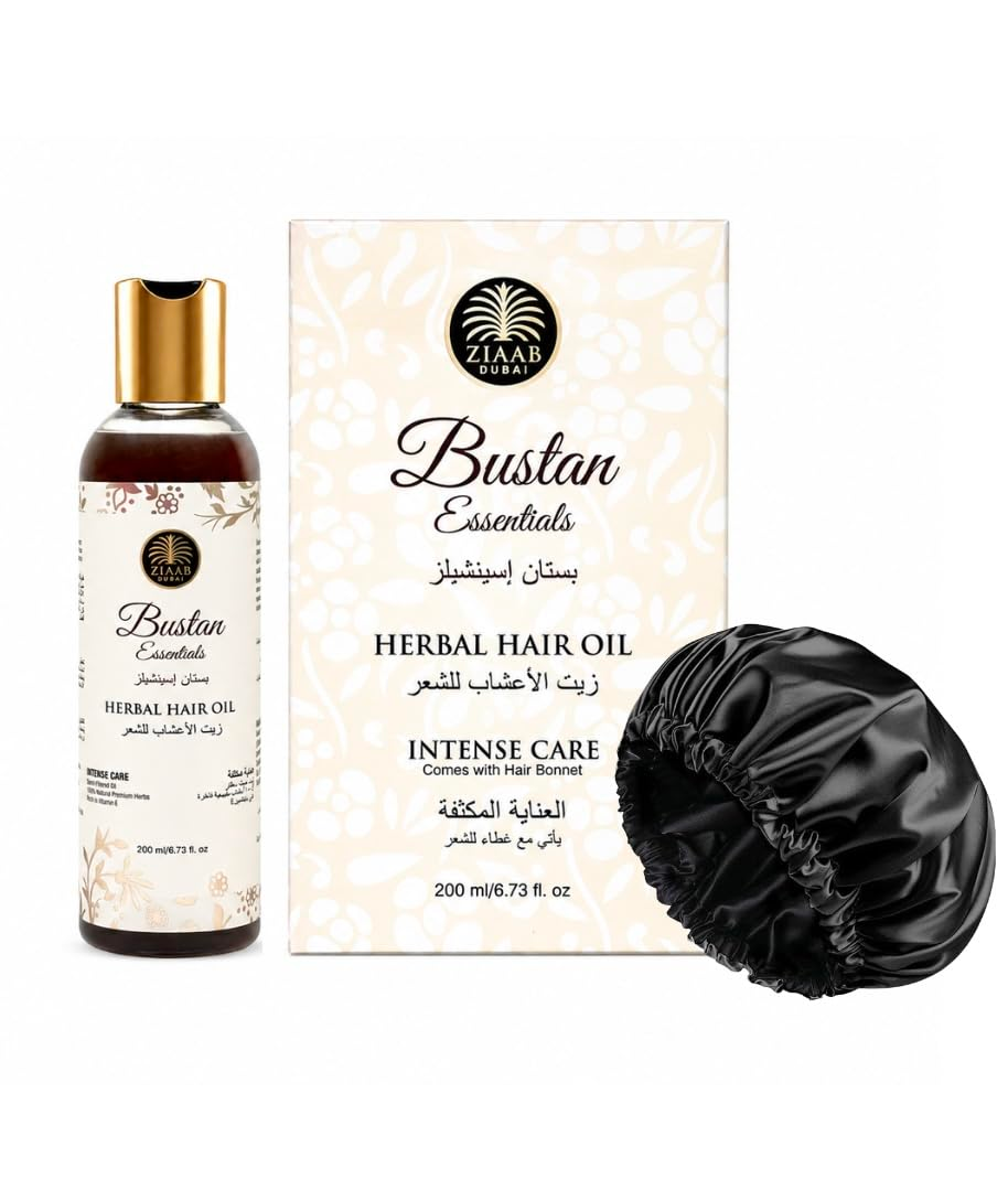 Natural Herbal Hair Oil – 8 Oils & Botanical Blend