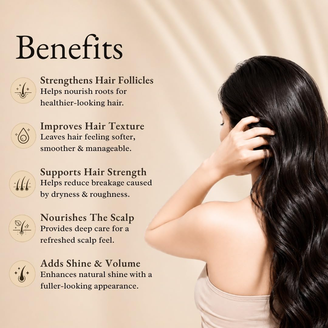 Natural Herbal Hair Oil – 8 Oils & Botanical Blend