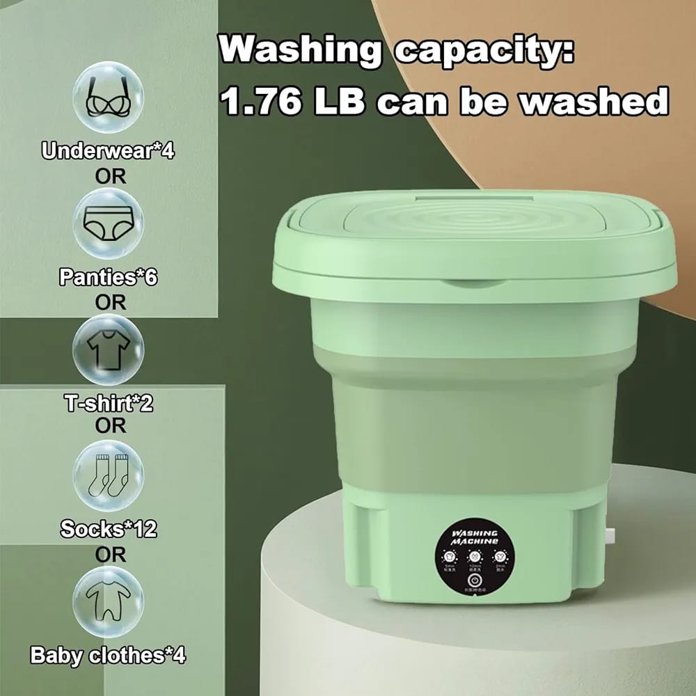 Foldable Mini Laundry Machine